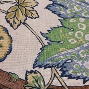 Robert Allen Fabric Lapis Blue Garden 2+ yards 150531 St Etienne Cotton Disconti